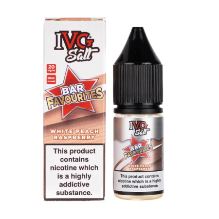 IVG 10ml Bar Favourites - White Peach Raspberry