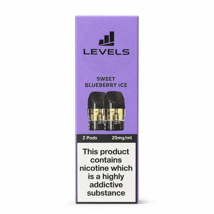 LEVELS Blueberry Ice Prefilled Pods 2 Pack - Vapesdirect