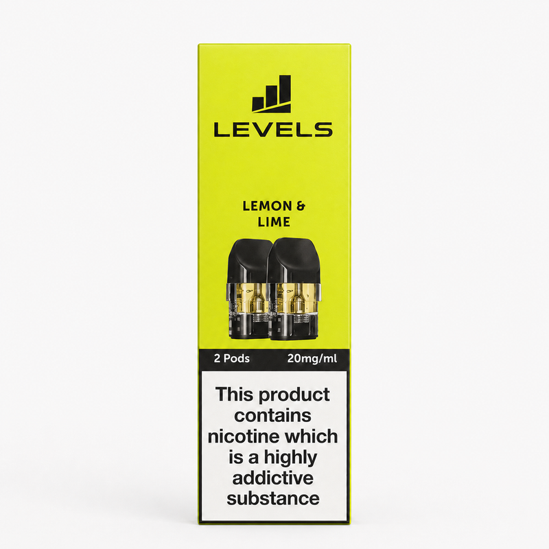 LEVELS Lemon Lime Prefilled Pods 2 Pack - Vapesdirect