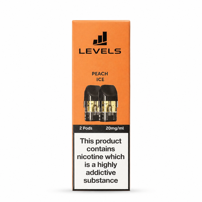 LEVELS Peach Ice Prefilled Pods 2 Pack - Vapesdirect