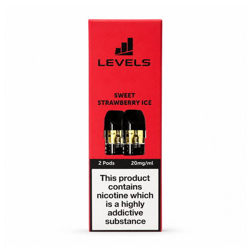 LEVELS Strawberry Ice Prefilled Pods 2 Pack - Vapesdirect