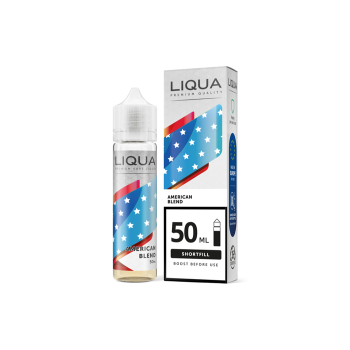 Liqua Mix & Go American Blend 50ml (60ml Short Fill) - Vapesdirect