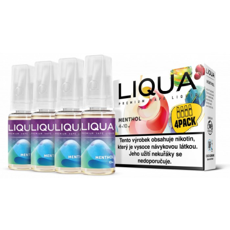 Liqua 10ml 4-Pack Menthol - Vapesdirect