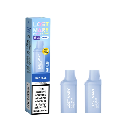 Lost Mary BM600 Prefilled Pods – 20mg Nic Salt (2ml) - Vapesdirect
