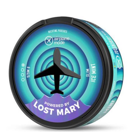 Lost Mary Airplane Mode Nicotine Pouches - Ice Mint - Vapesdirect