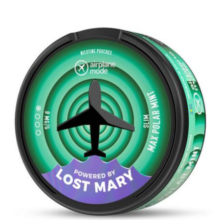 Lost Mary Airplane Mode Nicotine Pouches - Max Polar Mint - Vapesdirect