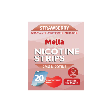 Melta Nicotine Strips - Strawberry - Vapesdirect