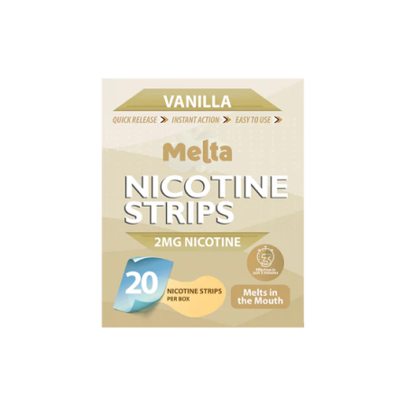 Melta Nicotine Strips - Vanilla - Vapesdirect