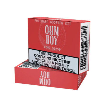 Ohm Boy | 10ml Booster 12mg 50/50 Freebase | Finished - Vapesdirect