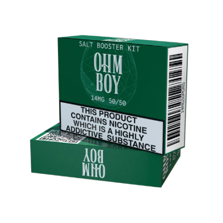 Ohm Boy | 10ml Booster 14mg 50/50 Nic Salt | Finished - Vapesdirect
