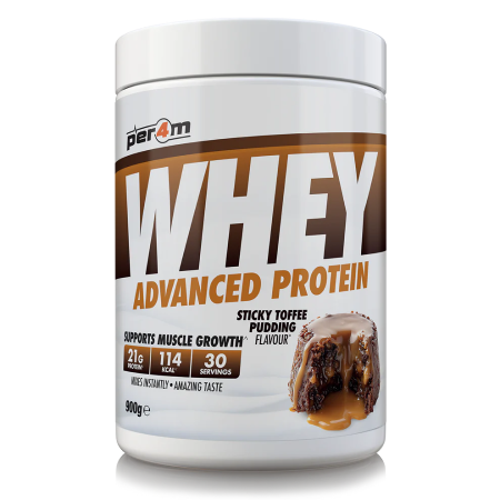 Per4m Advanced Whey Protein 900g Sticky Toffee - Vapesdirect