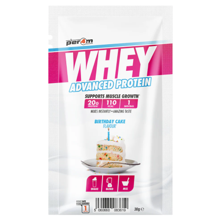 Per4m Advanced Whey Protein 30g Sachet - Birthday Cake - Vapesdirect