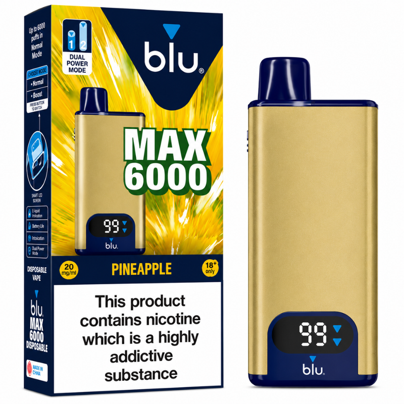 Blu MAX 6000 Rechargeable Vape Kit