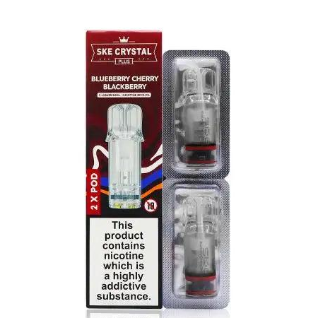 SKE Crystal Plus Pods - Blueberry Cherry Blackberry - Vapesdirect