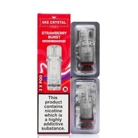 SKE Crystal Plus Pods - Strawberry Burst - Vapesdirect