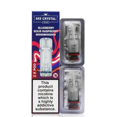 SKE Crystal Plus Pods - Blue Sour Raspberry - Vapesdirect
