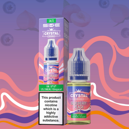 SKE Crystal Nic Salt Blueberry Peach Ice - Vapesdirect