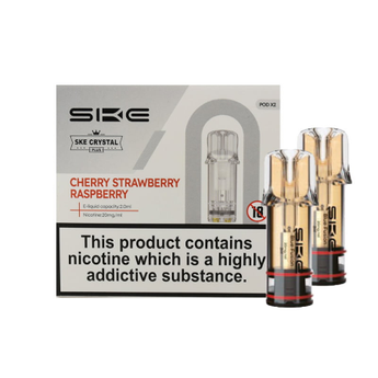 SKE Crystal Plus Pods - Cherry Strawberry Raspberry