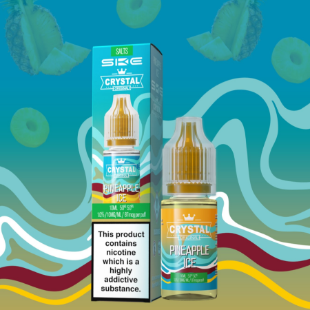 SKE Crystal Nic Salt Pineapple Ice - Vapesdirect