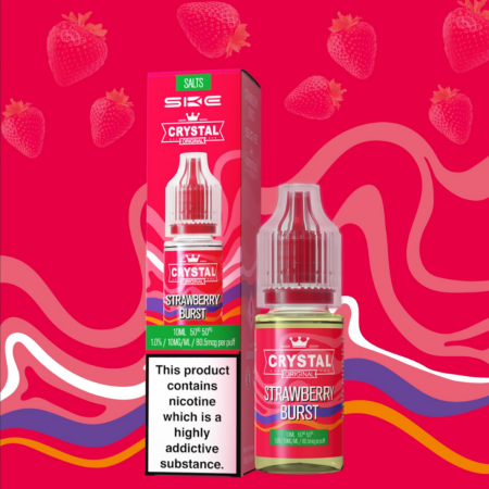 SKE Crystal Nic Salt Strawberry Burst - Vapesdirect