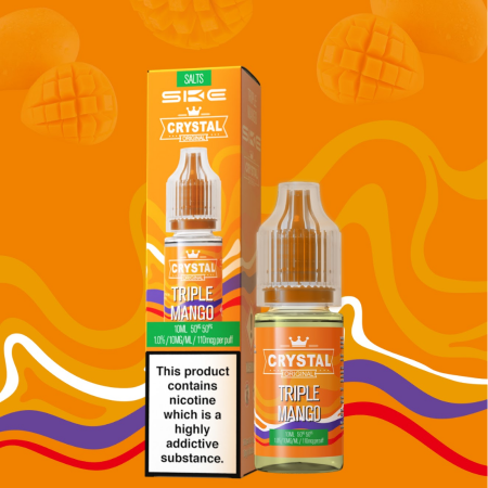 SKE Crystal Nic Salt Triple Mango - Vapesdirect