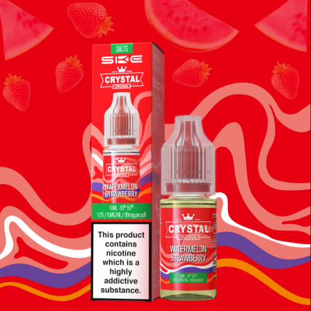 SKE Crystal Nic Salt Watermelon Strawberry - Vapesdirect