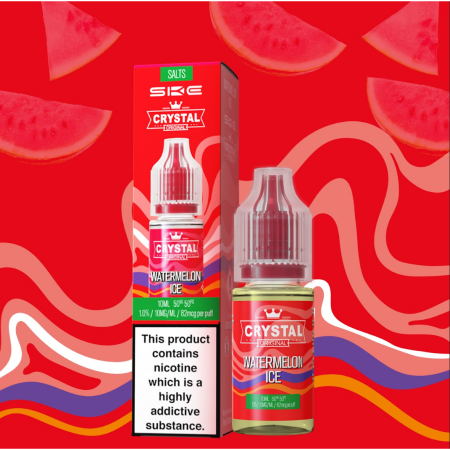 SKE Crystal Nic Salt Watermelon Ice - Vapesdirect