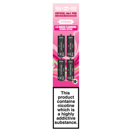 SKE Crystal 4 in 1 Prefilled Pods - Ultimate Edition