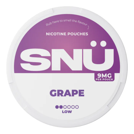 SNU Nicotine Pouches - Grape - Vapesdirect