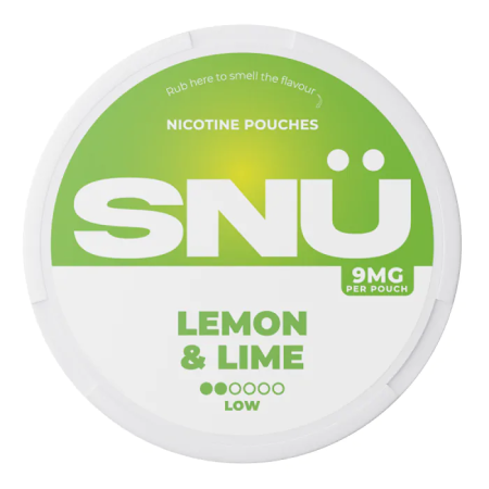 SNU Nicotine Pouches - Lemon Lime - Vapesdirect