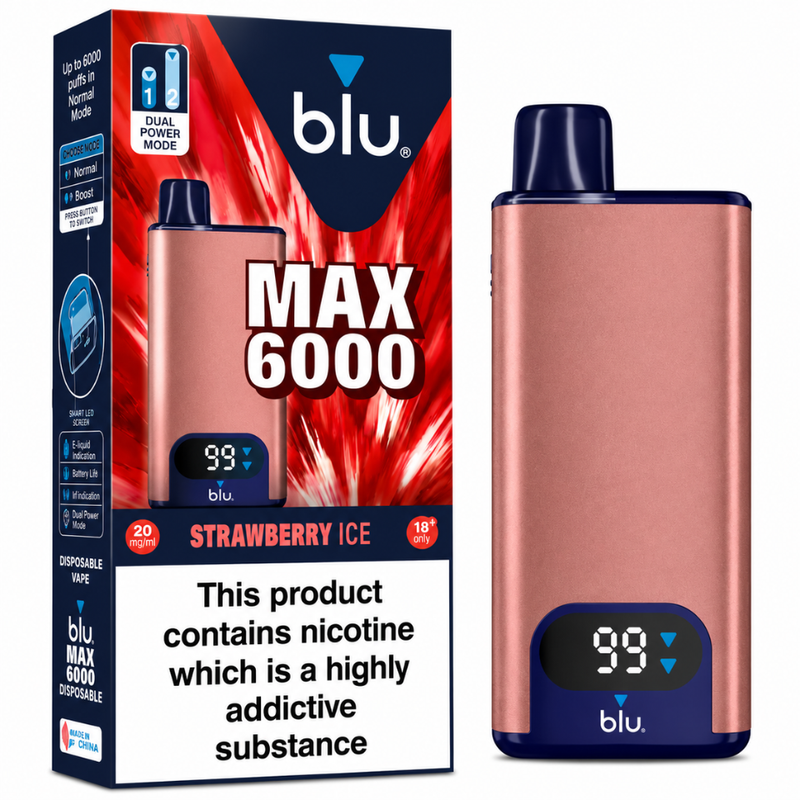Blu MAX 6000 Rechargeable Vape Kit