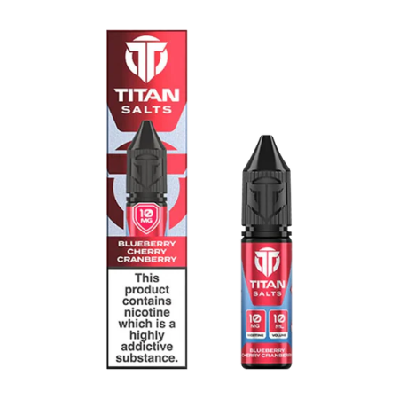 Blueberry Cherry Cranberry Nic Salt by Titan – Berry Heaven in Every Puff - Vapesdirect