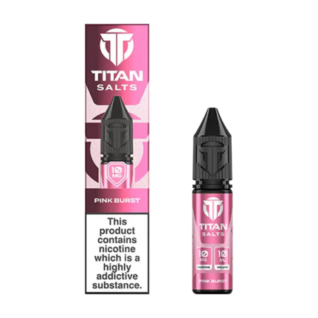 Pink Burst Nic Salt by Titan – Sweet and Smooth - Vapesdirect