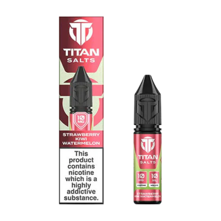 Strawberry Kiwi Watermelon Nic Salt by Titan – Juicy, Fresh, and Packed with Flavour - Vapesdirect