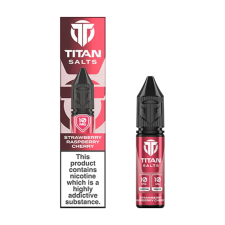 Strawberry Cherry Raspberry Nic Salt by Titan – A Triple Berry Knockout - Vapesdirect