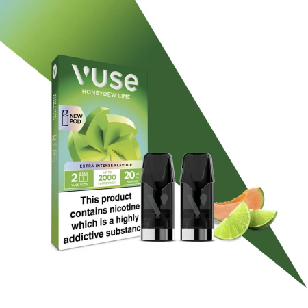 Vuse Go Prefilled Pods - Honeydew Lime - Vapesdirect