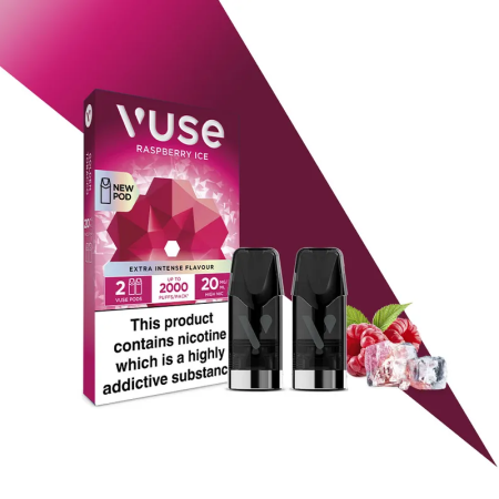 Vuse Go Prefilled Pods - Raspberry Ice - Vapesdirect