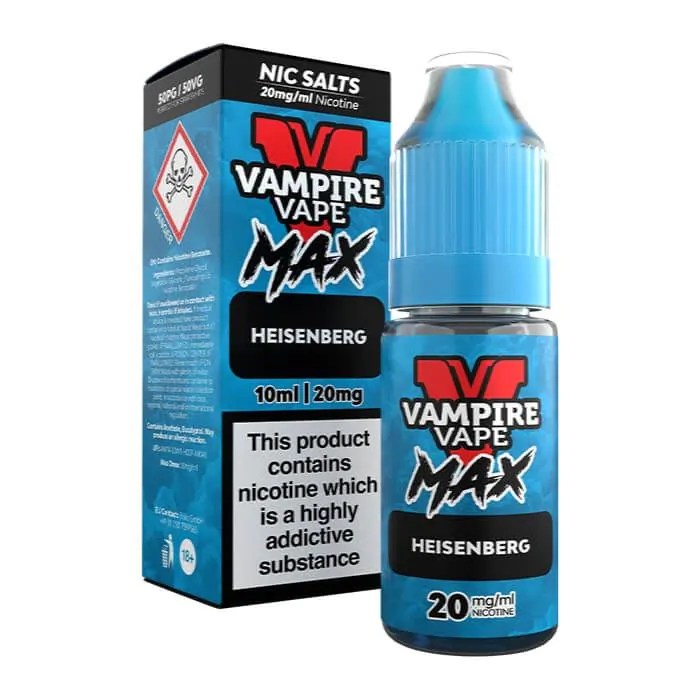 Vampire Vape Max Heisenberg 10ml Nic Salts - Vapesdirect