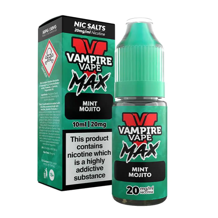 Vampire Vape Max Mint Mojito 10ml Nic Salts - Vapesdirect