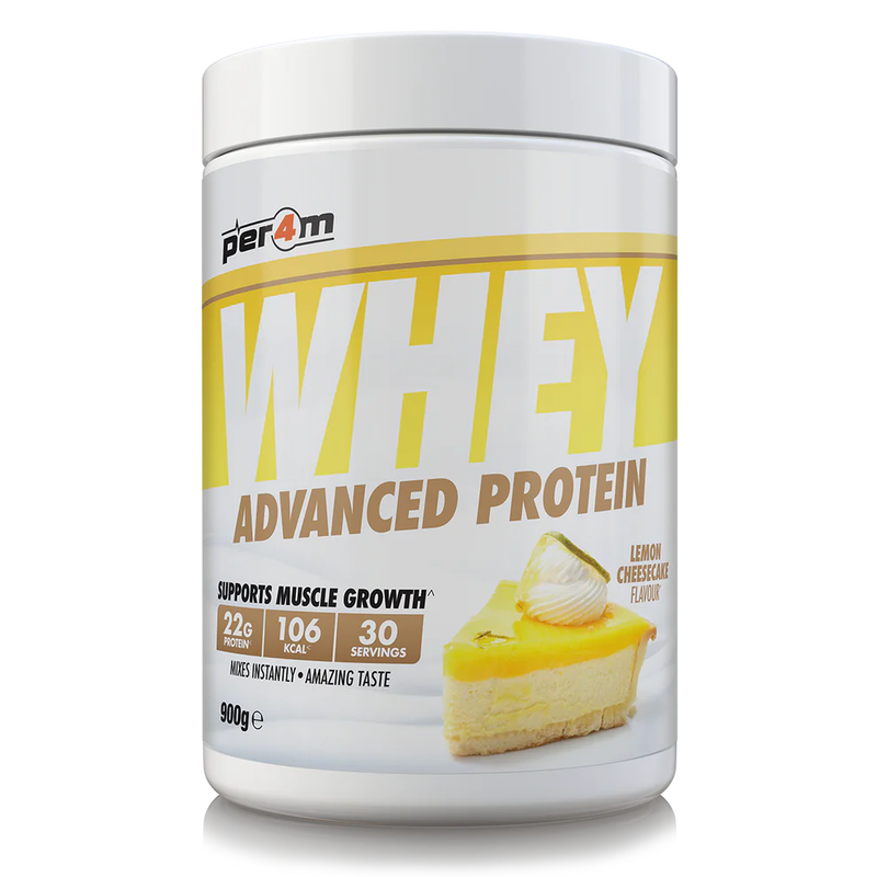Per4m Lemon Cheesecake Whey Protein 900g - Vapesdirect