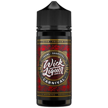 Wick Liquor Carnival Shortfill E-Liquid 50ml - Vapesdirect