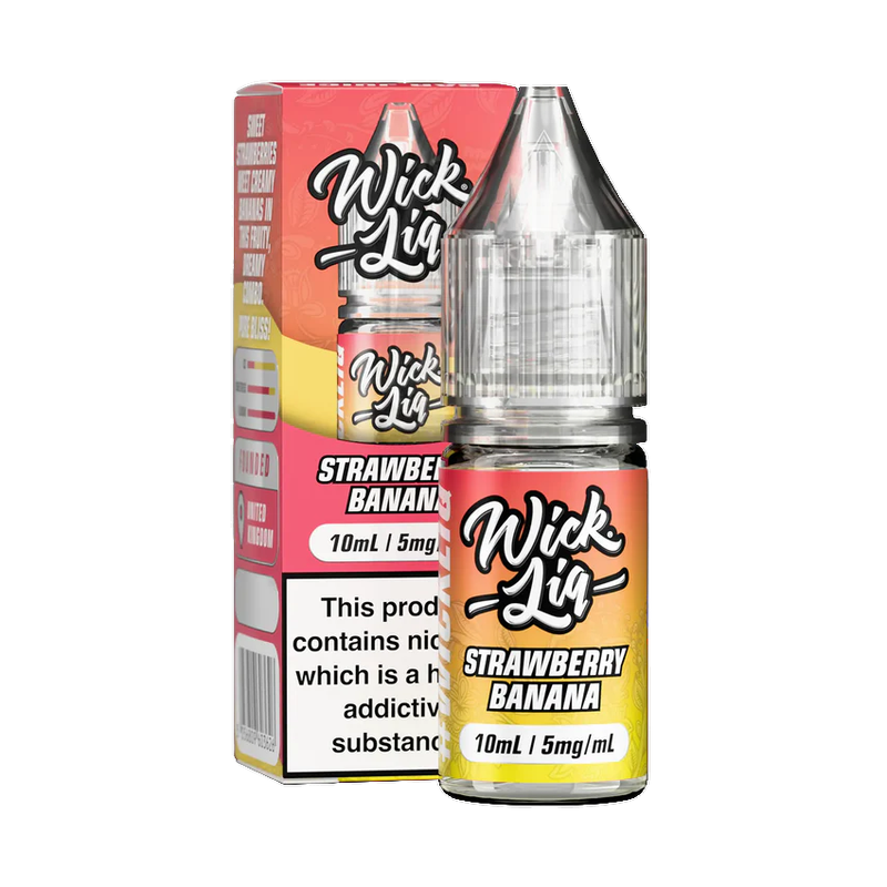 Wick Liq Bar Juice - Strawberry Banana - Vapesdirect
