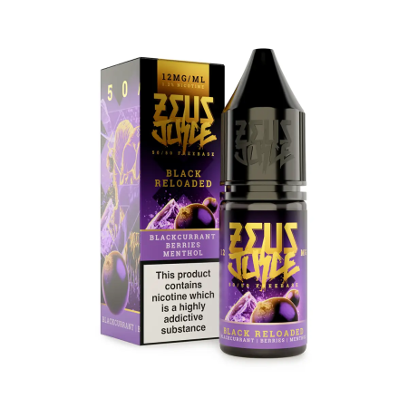 Zeus Juice Black Reloaded 10ml E-Liquid - Vapesdirect