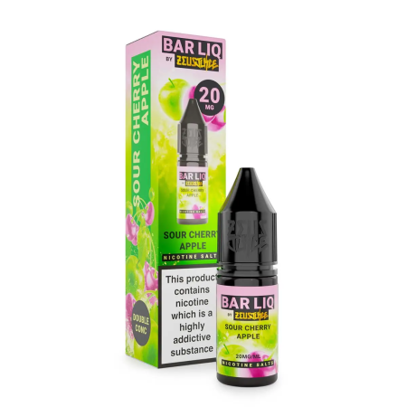 Zeus Juice Bar LIQ Salts Sour Cherry Apple 10ml Nic Salt - Vapesdirect