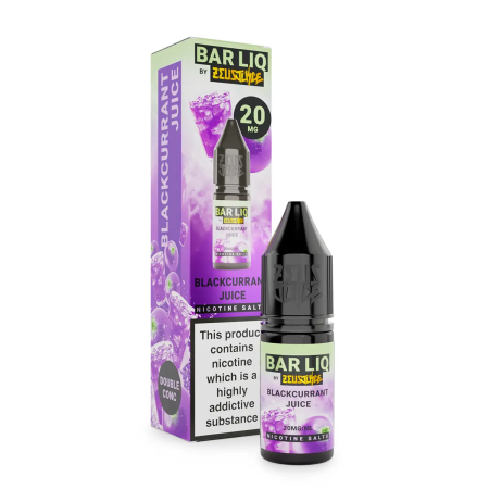 Zeus Juice Bar LIQ Salts Blackcurrant Juice 10ml Nic Salt - Vapesdirect