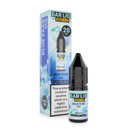 Zeus Juice Bar LIQ Salts Blue Pear Ice 10ml Nic Salt - Vapesdirect