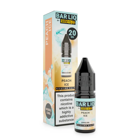 Zeus Juice Bar LIQ Salts Peach Ice 10ml Nic Salt - Vapesdirect