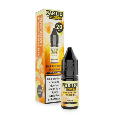 Zeus Juice Bar LIQ Salts Sour Pineapple Tangerine 10ml Nic Salt - Vapesdirect