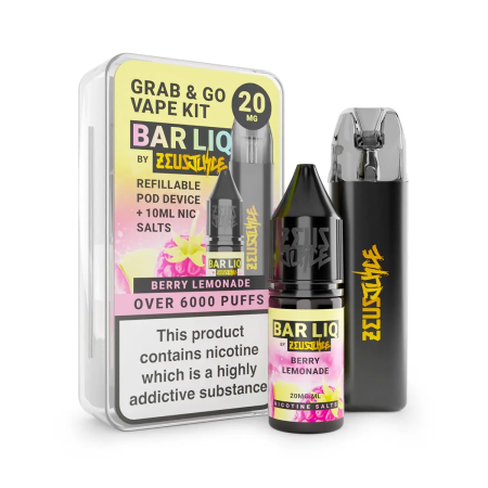 Zeus Juice Grab and Go Pod Kit – Berry Lemonade - Vapesdirect