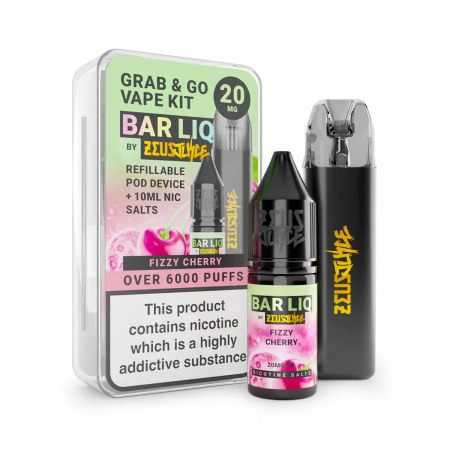 Zeus Juice Grab and Go Pod Kit – Fizzy Cherry - Vapesdirect